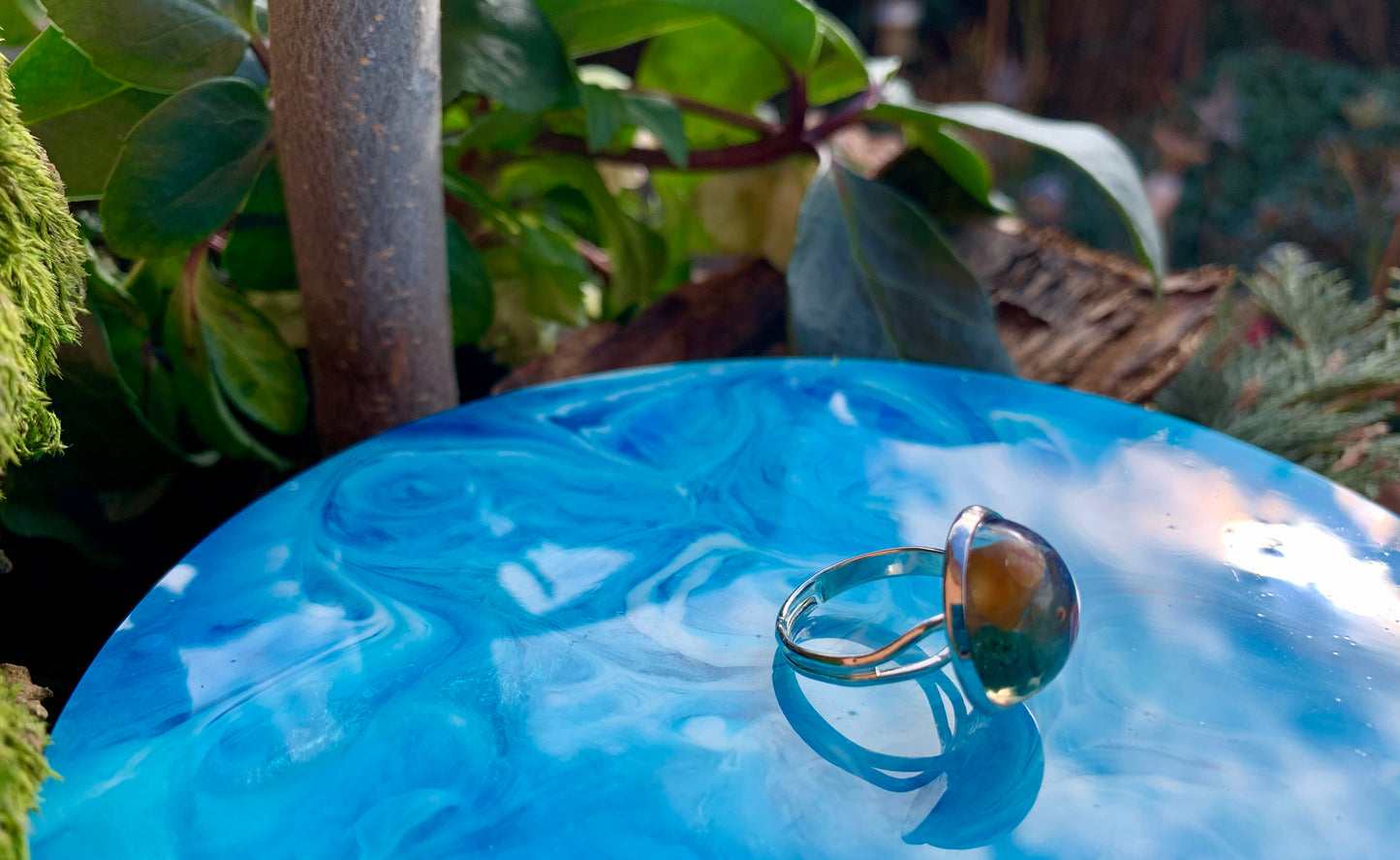 Ring mit Heilsteinen