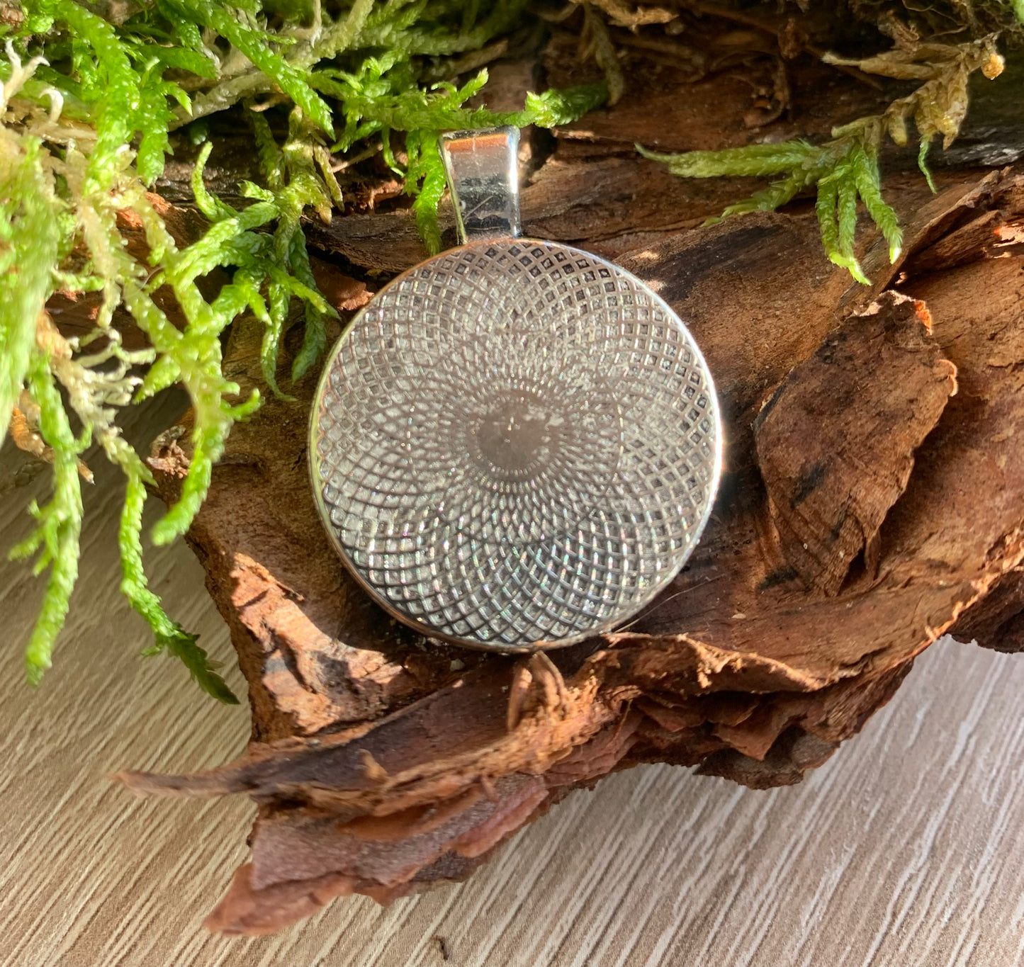 Amulett mit Heilstein - Amethyst (Orgonit)